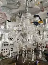Selected best-selling Double-layer crystal tassel chandelier 6031 Application Scenario